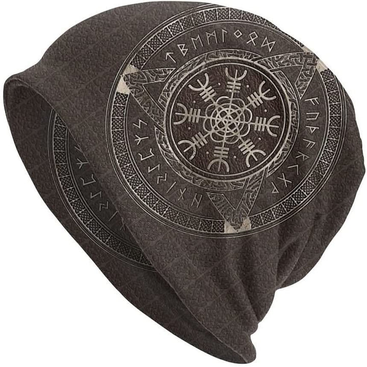 WorldNorse Viking Rune Ägischjalmur Beanie
