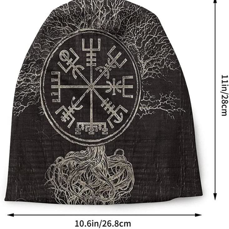 Worldnorse Vegvisir Baum des Lebens Beanie