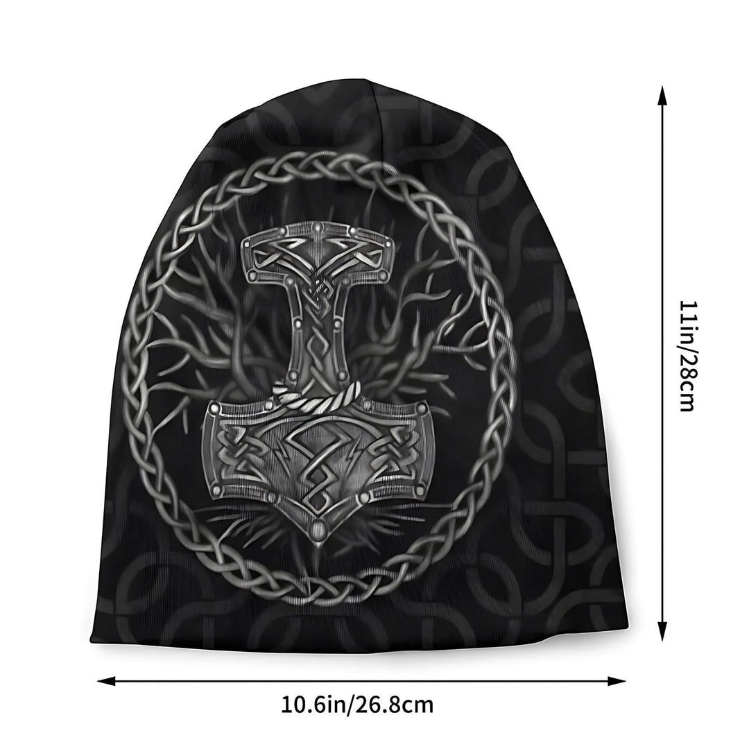 WorldNorse Mjölnir Keltischer Knoten Beanie