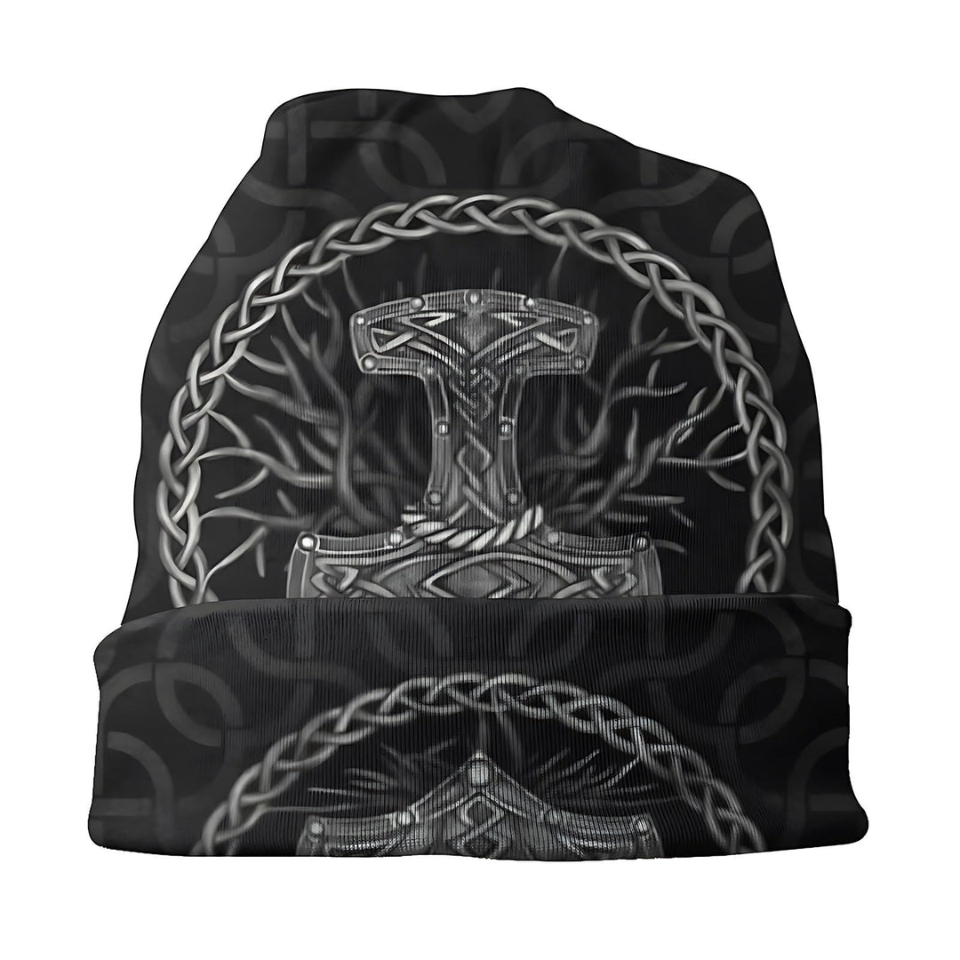 WorldNorse Mjölnir Keltischer Knoten Beanie