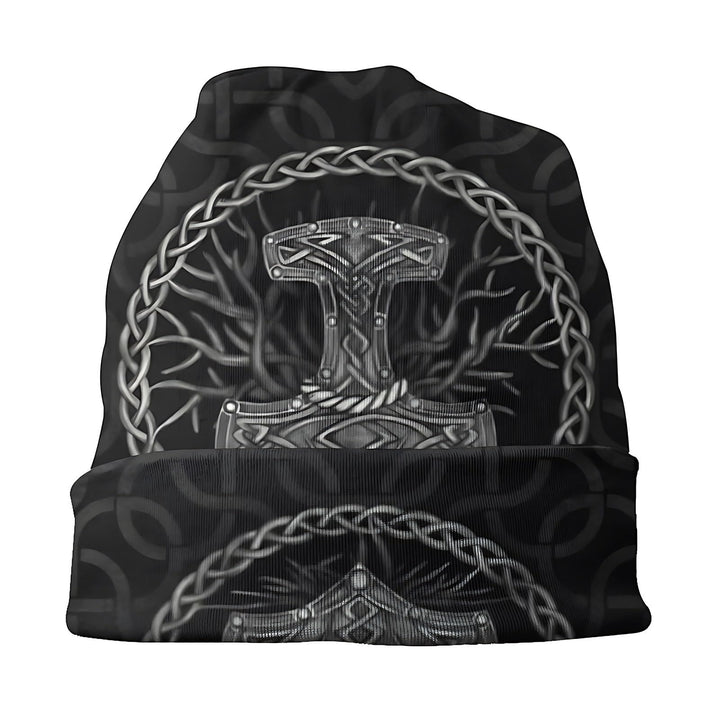 WorldNorse Mjölnir Keltischer Knoten Beanie