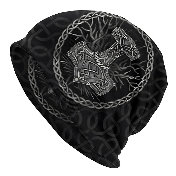 WorldNorse Mjölnir Keltischer Knoten Beanie