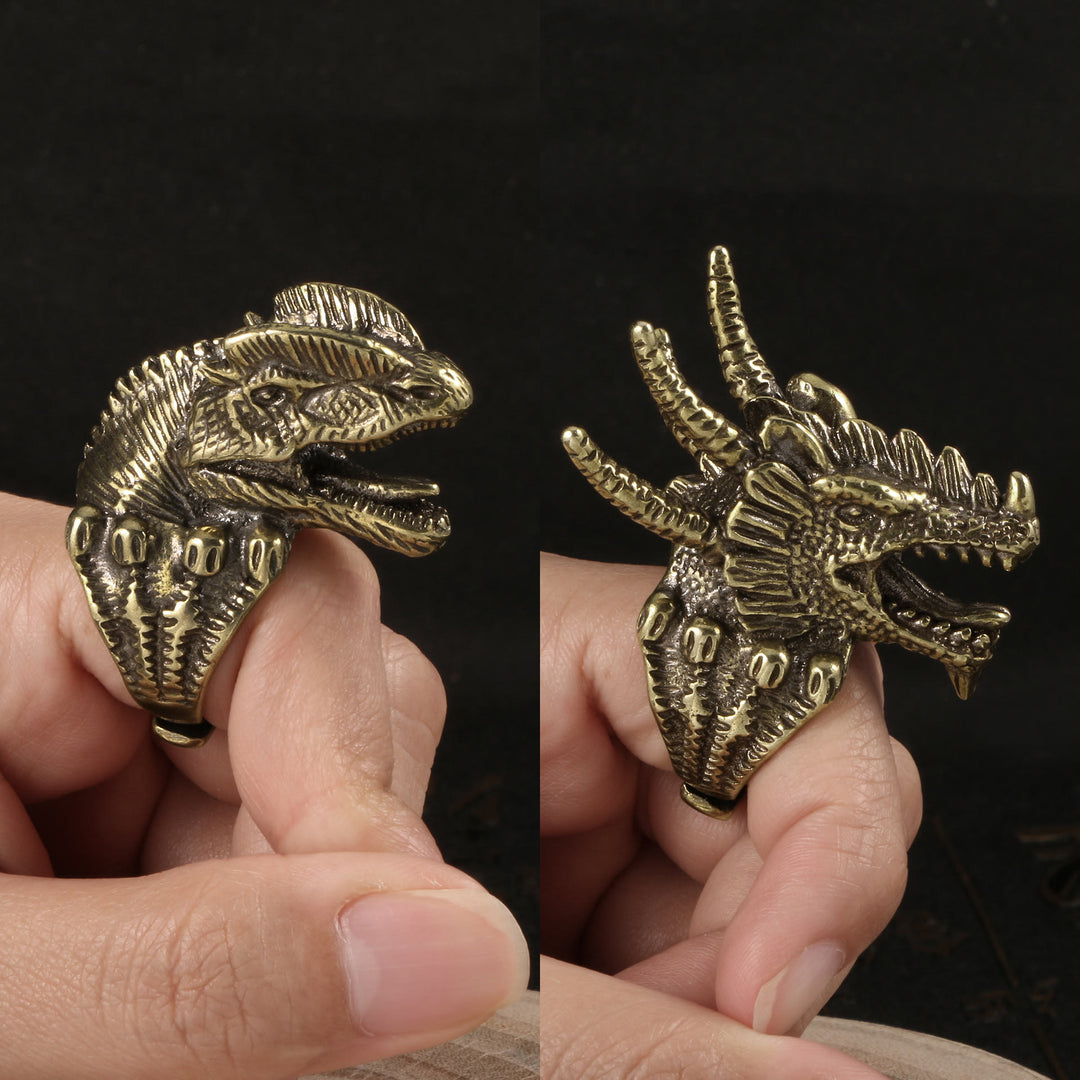 WorldNorse Warcraft Tyrannosaurus Drachenkopfring