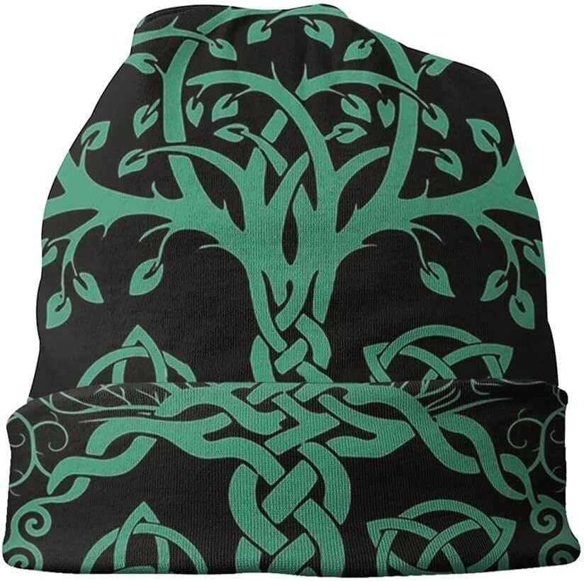 WorldNorse Baum des Lebens Triquetra Beanie