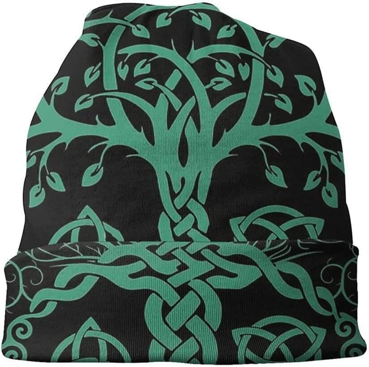 WorldNorse Baum des Lebens Triquetra Beanie