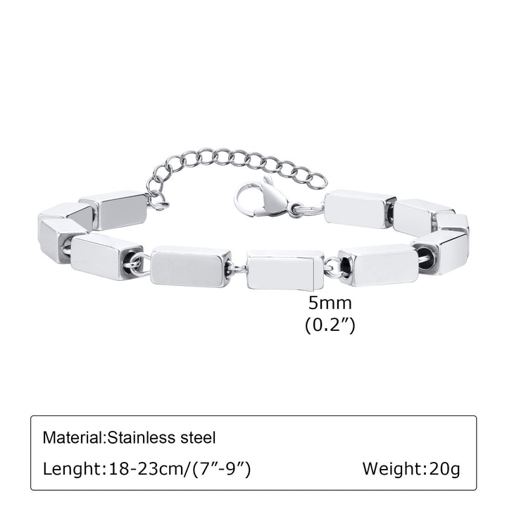 WorldNorse Punk-Armband aus Edelstahl