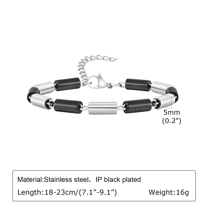WorldNorse Punk-Armband aus Edelstahl