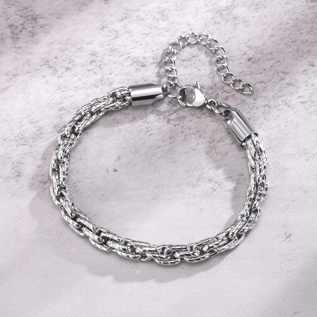 WorldNorse Punk-Armband aus Edelstahl