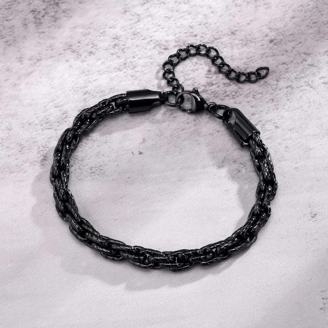 WorldNorse Punk-Armband aus Edelstahl