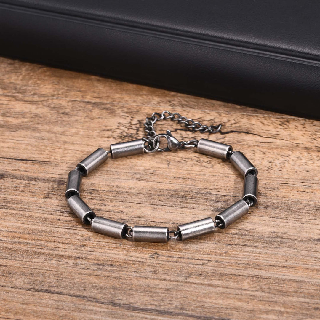 WorldNorse Punk-Armband aus Edelstahl