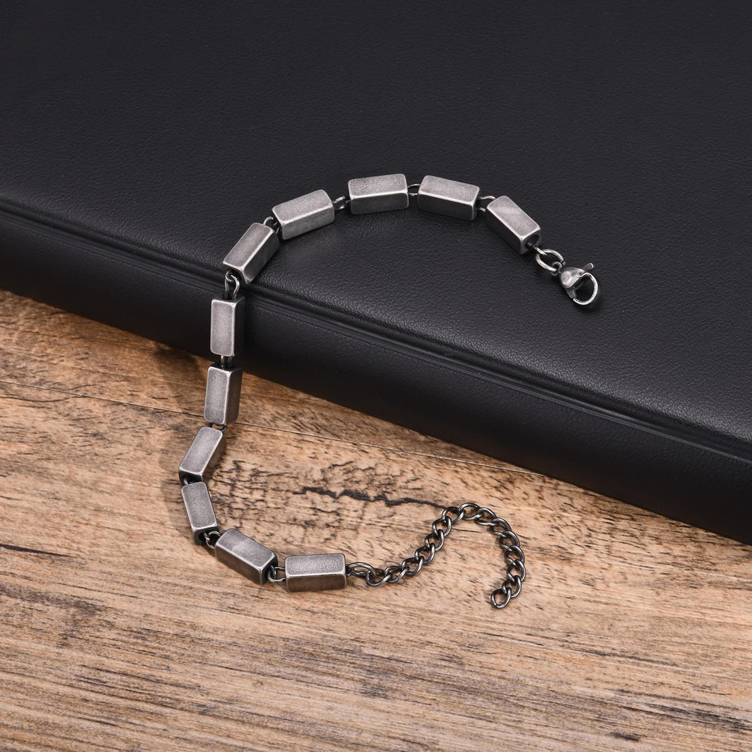 WorldNorse Punk-Armband aus Edelstahl