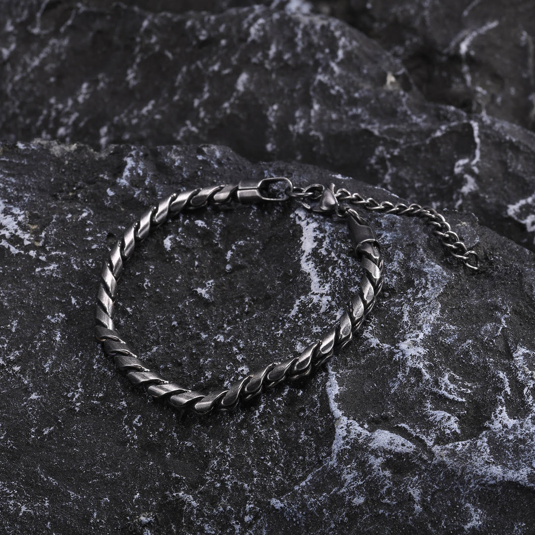 WorldNorse Punk-Armband aus Edelstahl