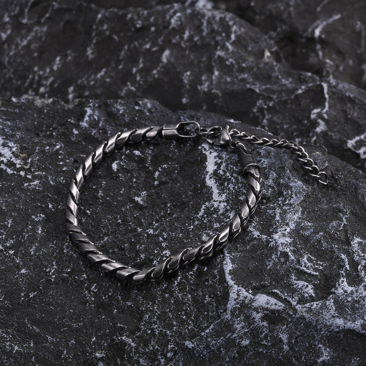 WorldNorse Punk-Armband aus Edelstahl