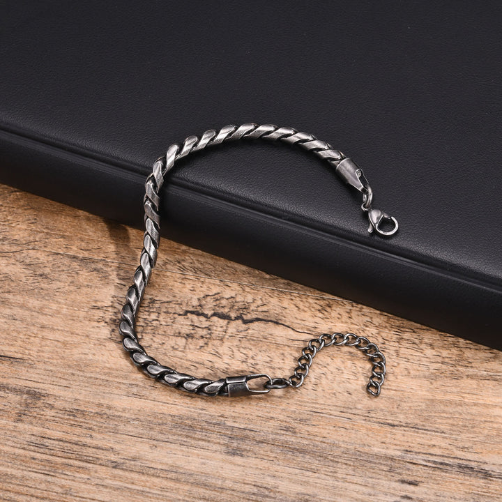 WorldNorse Punk-Armband aus Edelstahl
