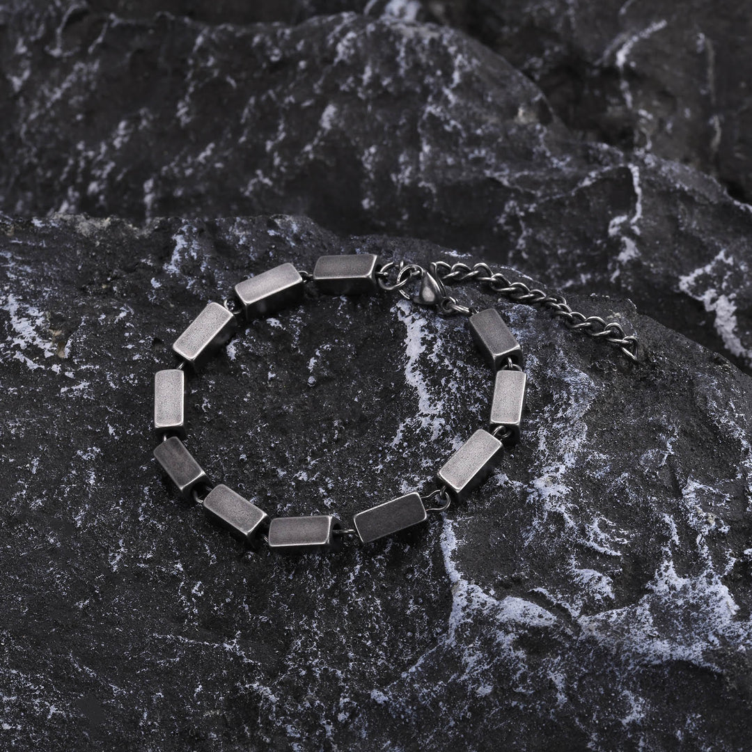 WorldNorse Punk-Armband aus Edelstahl