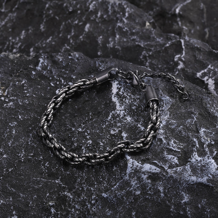 WorldNorse Punk-Armband aus Edelstahl