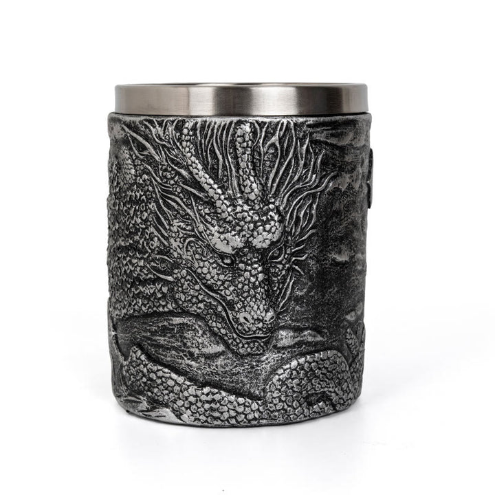 WorldNorse Odin Drachenkopf Nautische Tasse