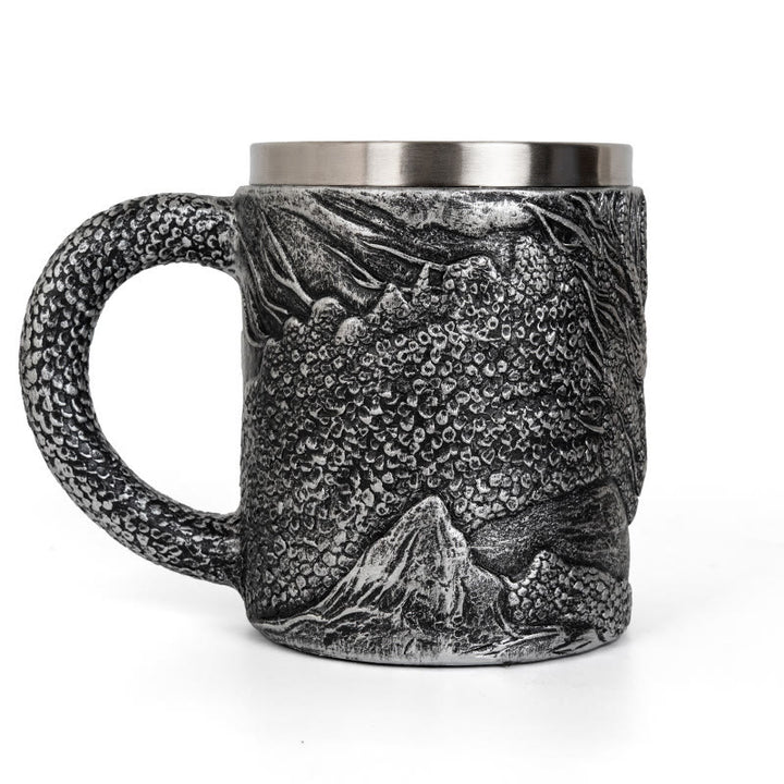 WorldNorse Odin Drachenkopf Nautische Tasse