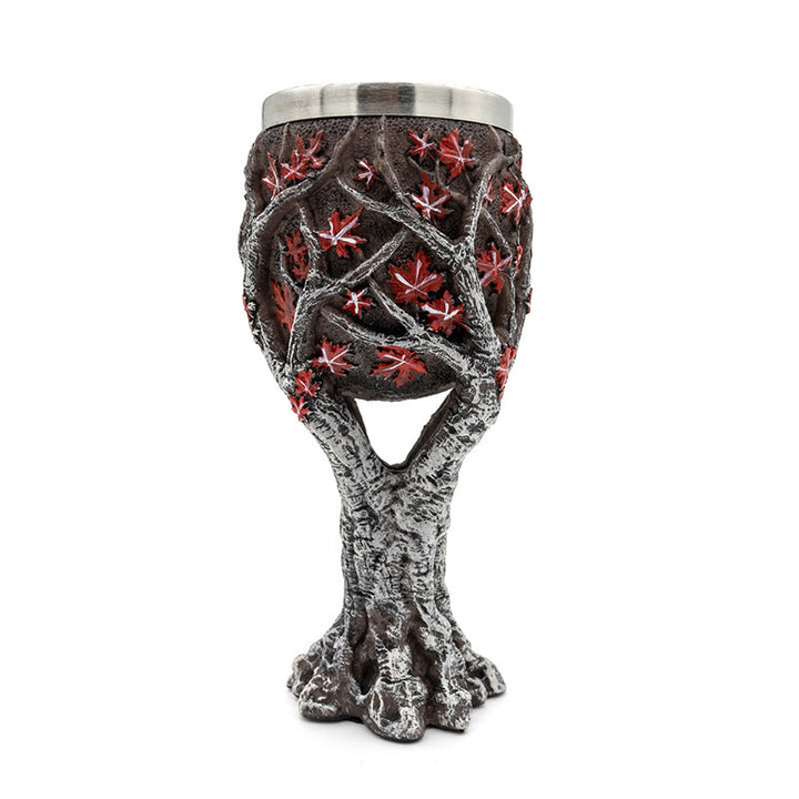 WorldNorse Weirwood Yggdrasil Totenkopf Kelch