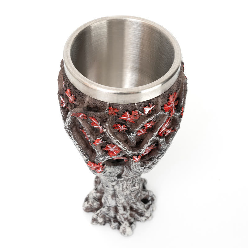 WorldNorse Weirwood Yggdrasil Totenkopf Kelch