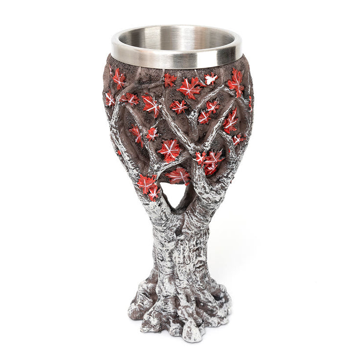 WorldNorse Weirwood Yggdrasil Totenkopf Kelch