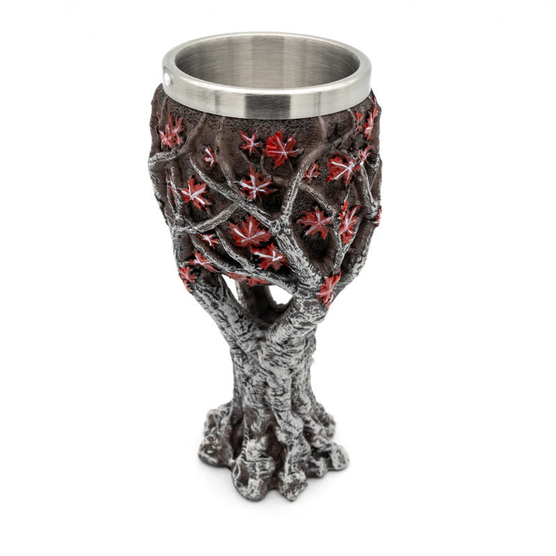 WorldNorse Weirwood Yggdrasil Totenkopf Kelch