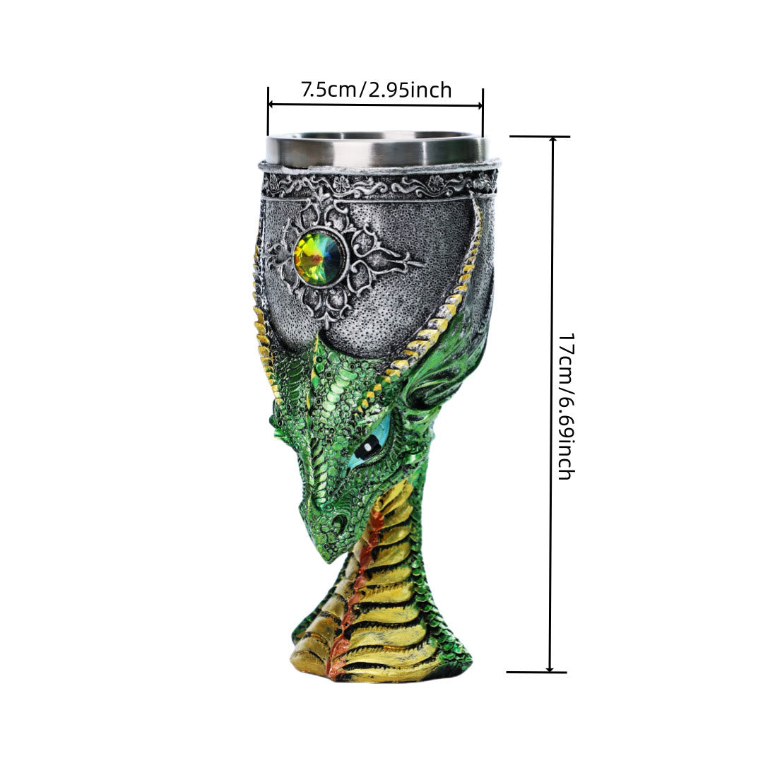 WorldNorse Kelch Drachenkopf Flasche Kelch