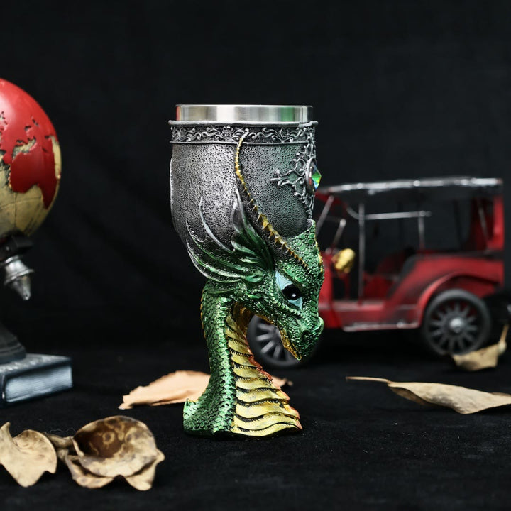 WorldNorse Kelch Drachenkopf Flasche Kelch
