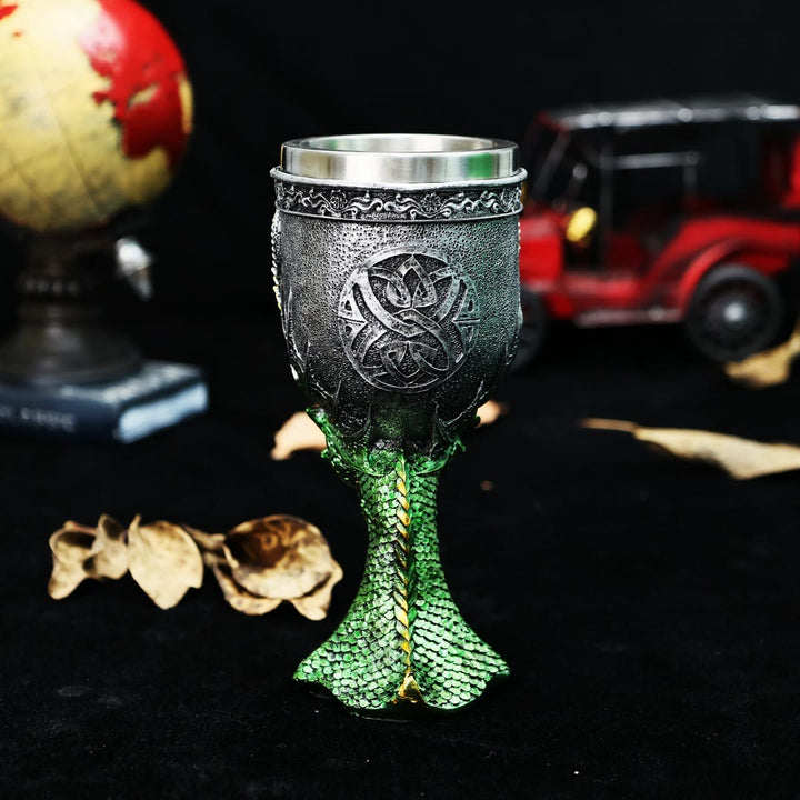 WorldNorse Kelch Drachenkopf Flasche Kelch
