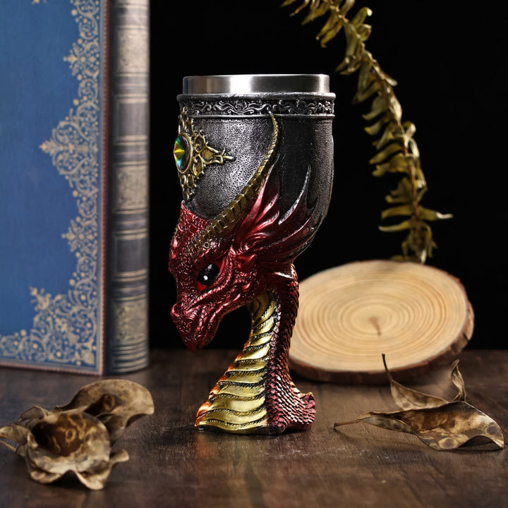 WorldNorse Kelch Drachenkopf Flasche Kelch