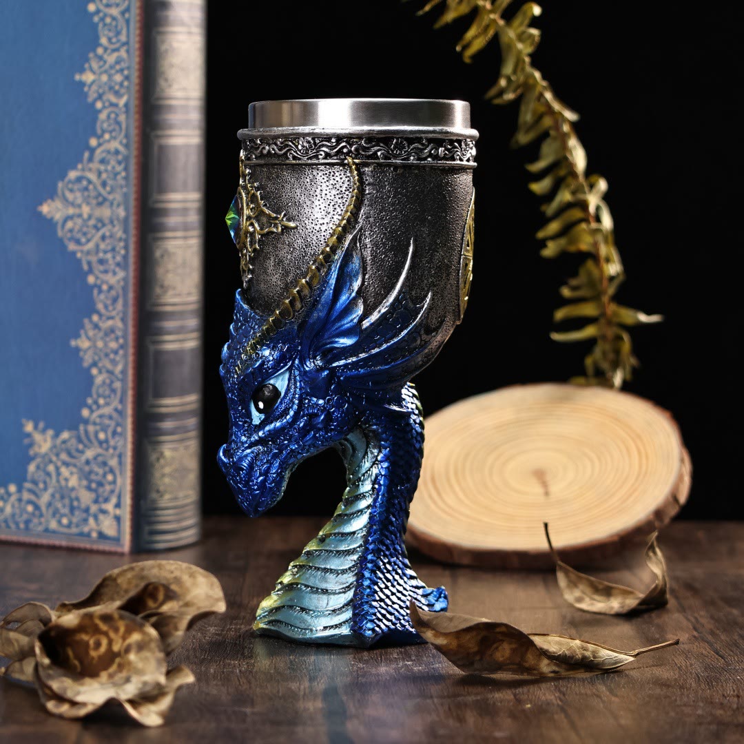 WorldNorse Kelch Drachenkopf Flasche Kelch