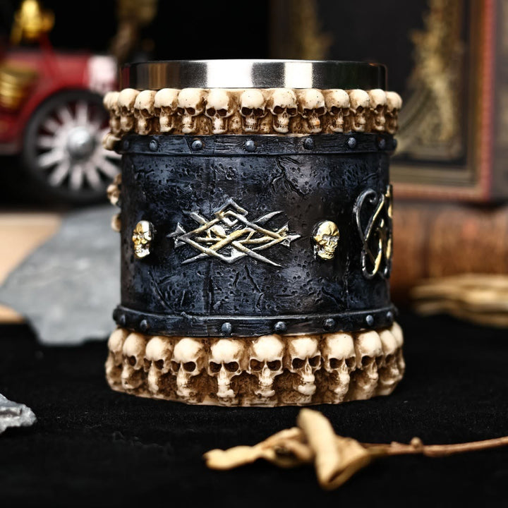 WorldNorse – Tasse mit gruseliger Skelettklaue