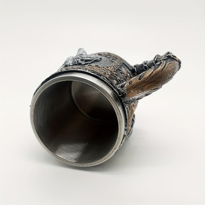 WorldNorse Nordischer Wikinger Wolf -Becher