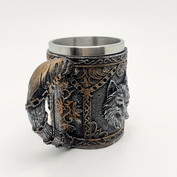 WorldNorse Nordischer Wikinger Wolf -Becher