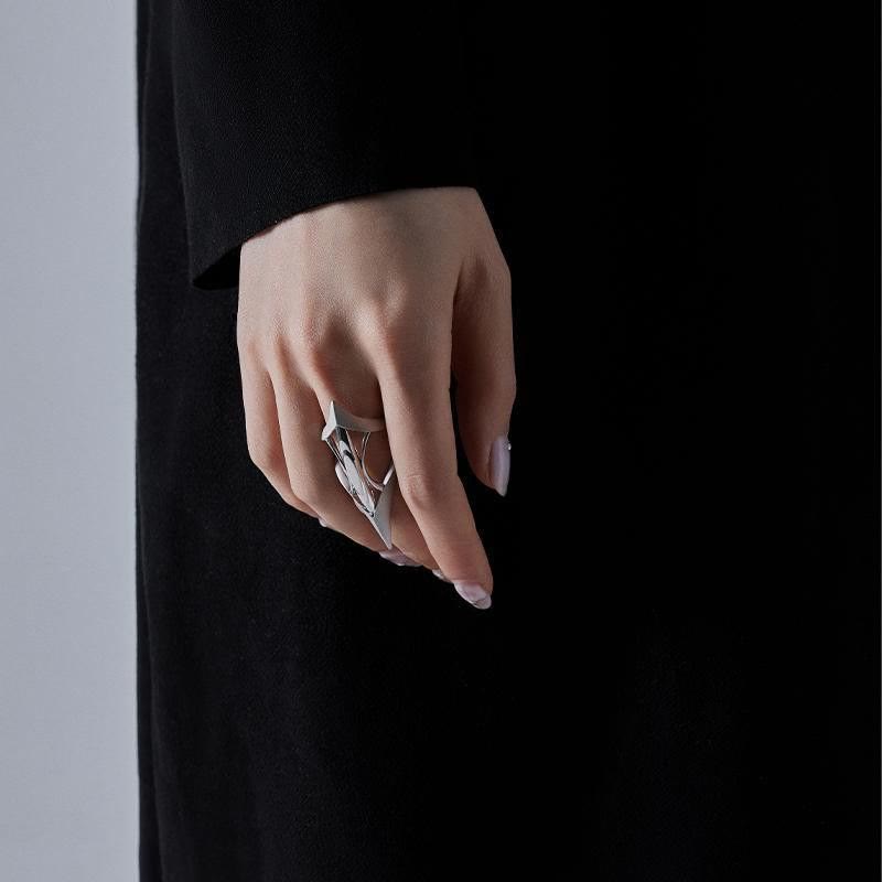 WorldNordischer Zepter-Ring mit heiligem Symbol - image 5