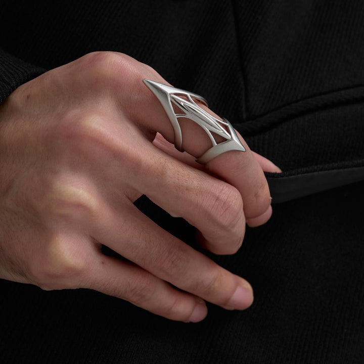 WorldNordischer Zepter-Ring mit heiligem Symbol - image 3