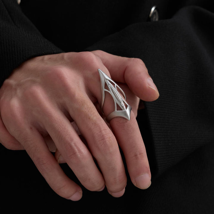 WorldNordischer Zepter-Ring mit heiligem Symbol - image 1