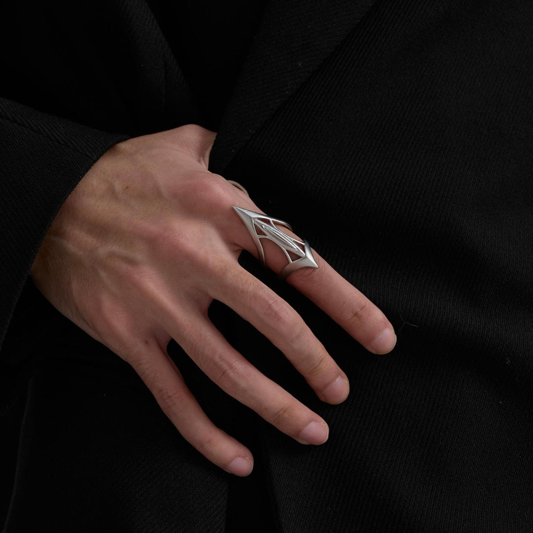 WorldNordischer Zepter-Ring mit heiligem Symbol - image 4