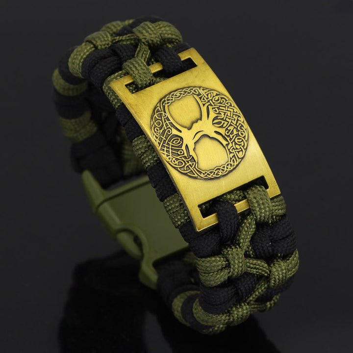WorldNorse Geflochtenes Yggdrasil Armband