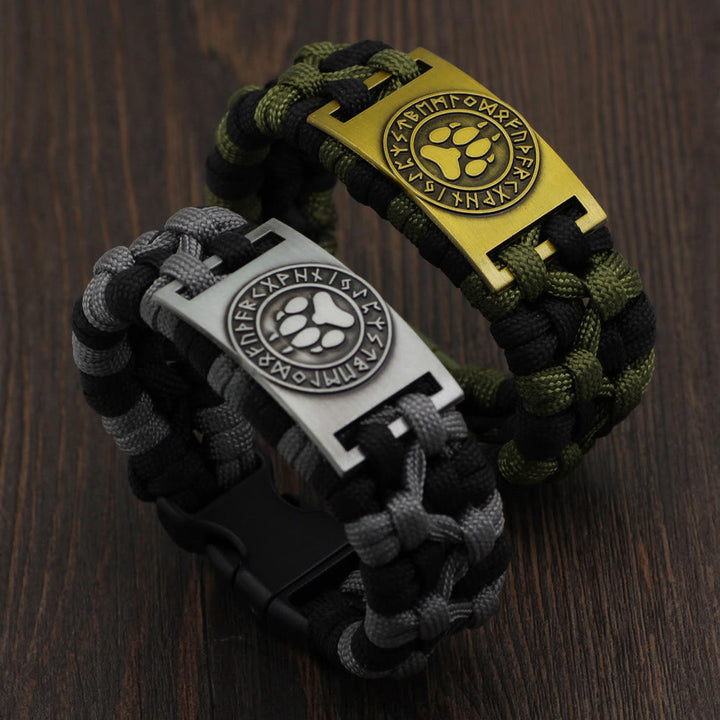 WorldNorse Wikinger- Rune Geflochtenes Armband