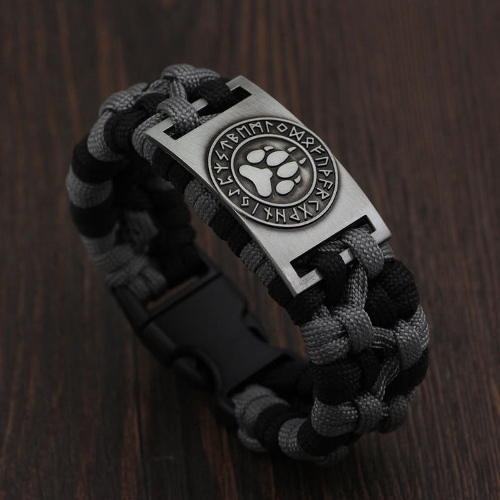 WorldNorse Wikinger- Rune Geflochtenes Armband