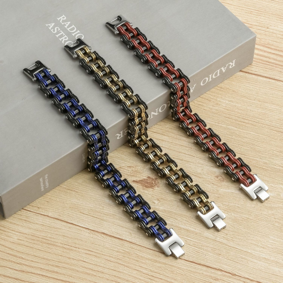 WorldNorse Stilvolles Motorrad-Kettenarmband