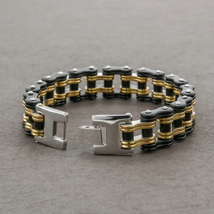 WorldNorse Stilvolles Motorrad-Kettenarmband