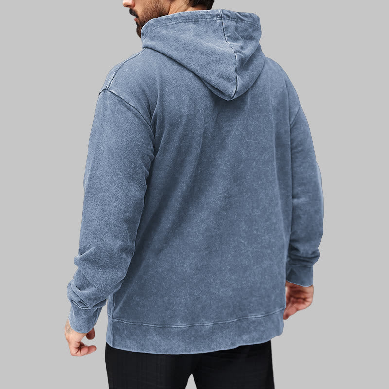 WorldNorse Wikinger-Kapuzenpullover „Old Man Vegvisir“ gewaschen - image 22