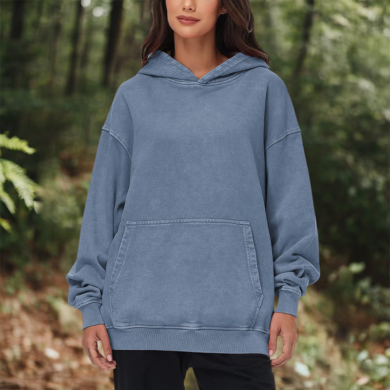 WorldNorse Valknut Raven Kapuzenpullover mit Rückenaufdruck, verwaschen - image 26