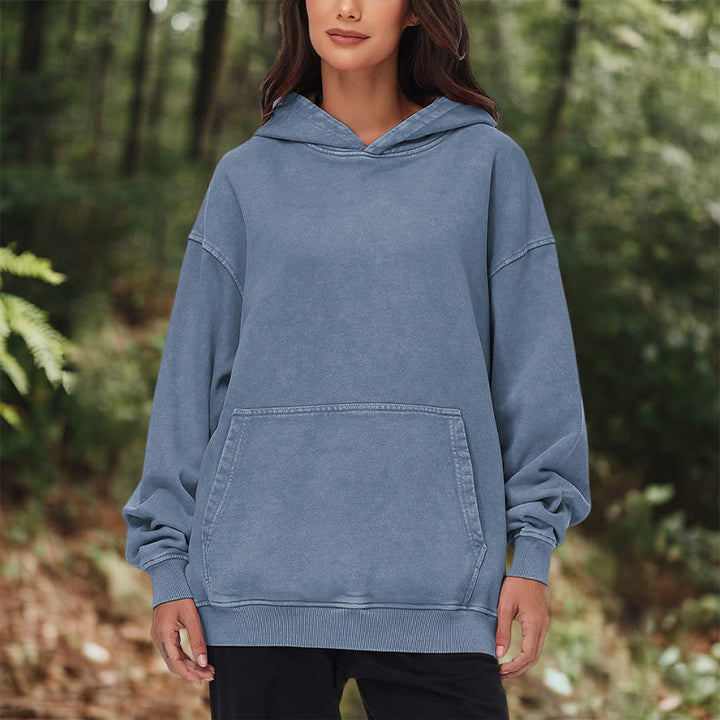 WorldNorse Valknut Raven Kapuzenpullover mit Rückenaufdruck, verwaschen - image 25