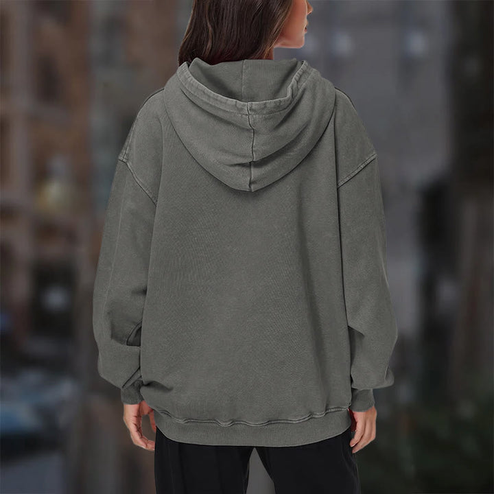 WorldNorse Yggdrasil Rote Runen Wikinger gewaschener Kapuzenpullover - image 18
