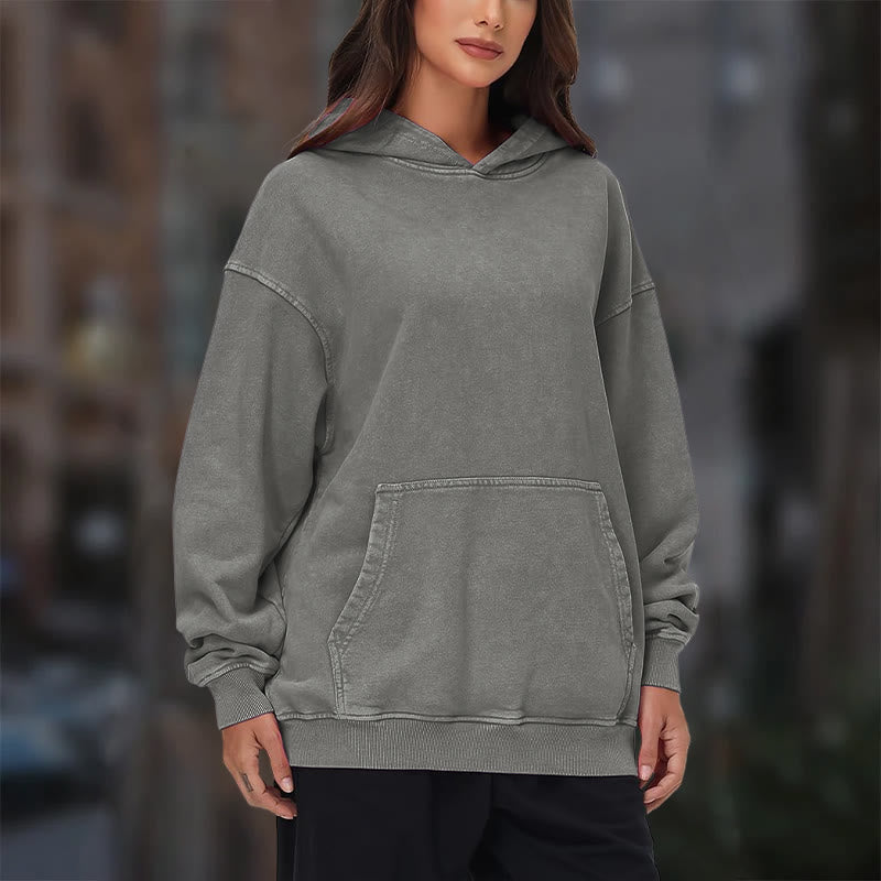 WorldNorse Wikingersymbol Raven Vegvisir gewaschener Kapuzenpullover - image 18