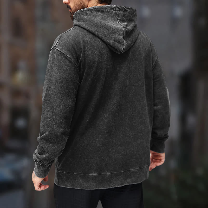 WorldNorse Victory oder Valhalla Warrior gewaschener Kapuzenpullover - image 9