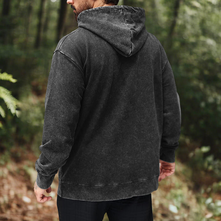 WorldNorse Victory oder Valhalla Warrior gewaschener Kapuzenpullover - image 8